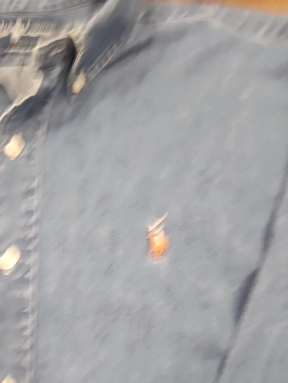 Polo by Ralph Lauren Clqssic Fit Blue Denim Button-Down Shirt